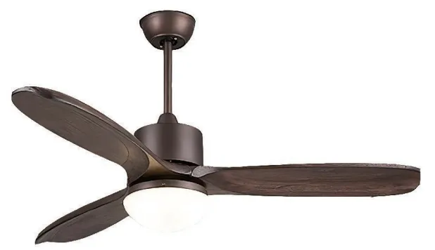 E1033 — Wood blade fan light