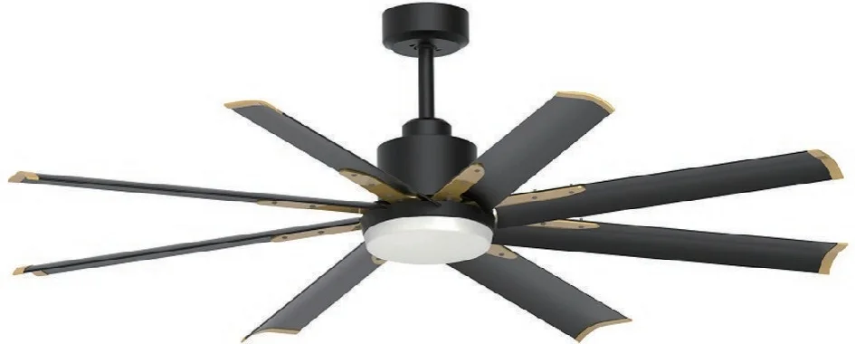 E1104 — Aluminium blade fan light
